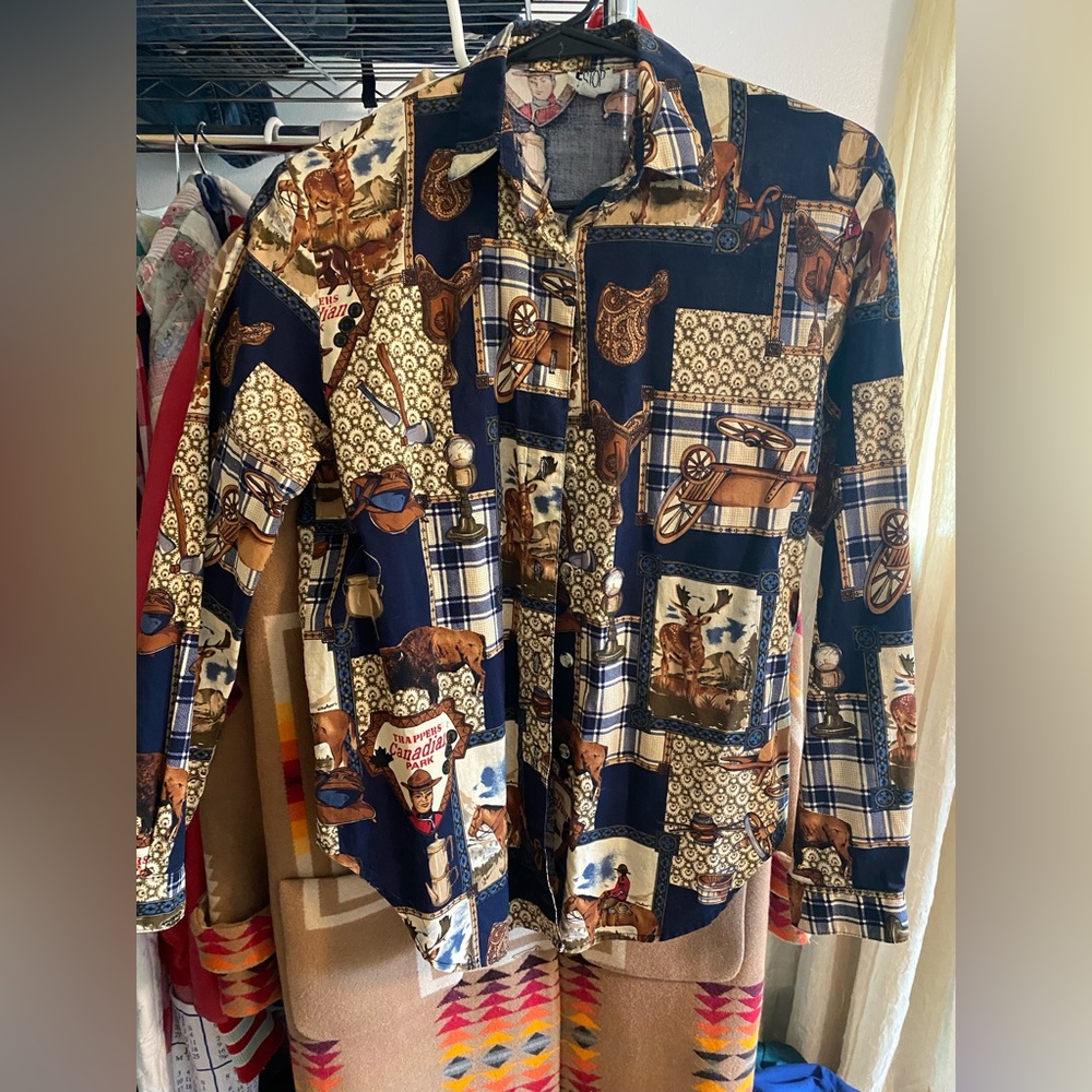 Trappers Canada Park Tourist Western Outdoors button up